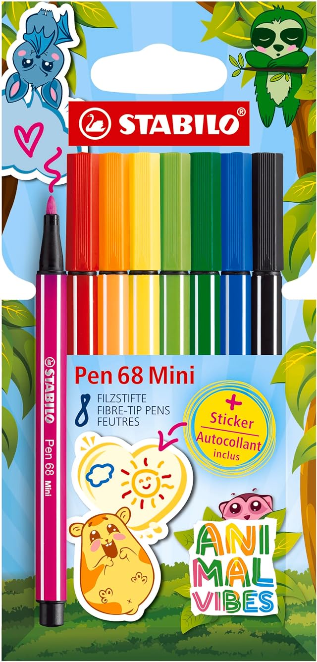 Amazon-Produktbild eines STABILO Pen 68 Sets