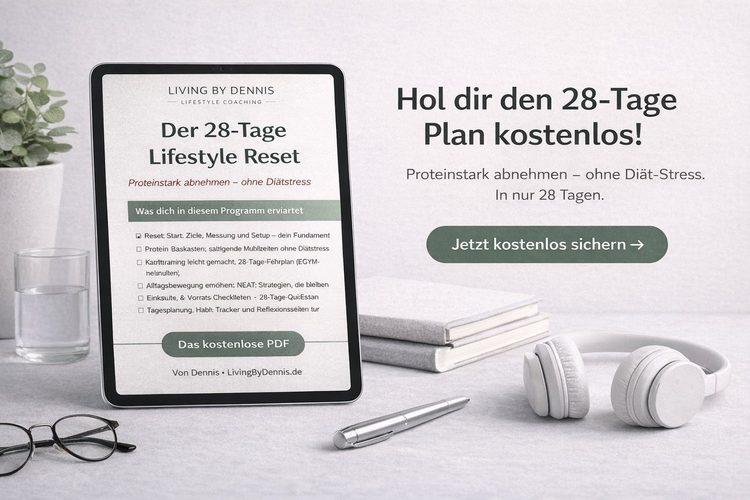 Gesunde Mahlzeit als Teil eines normalen Alltags