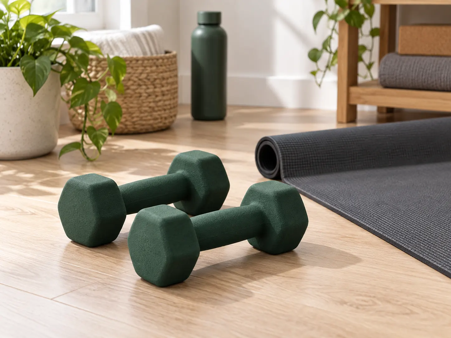 Hanteln für ein Krafttraining zu Hause